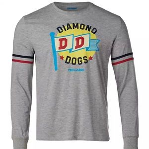 3/$25 Ted Lasso Diamond Dogs Long Sleeve T-shirt Size S/L